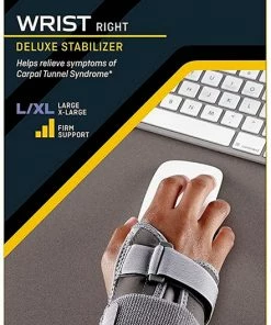 Accessories FUTURO Deluxe Wrist Stabilizer Helps Relieve Carpal Tunnel Symptoms- 1 Wrist Stabilizer - Firm Support