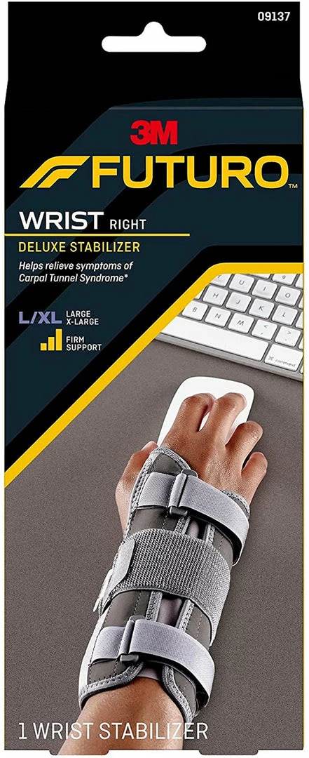 Accessories FUTURO Deluxe Wrist Stabilizer Helps Relieve Carpal Tunnel Symptoms- 1 Wrist Stabilizer - Firm Support