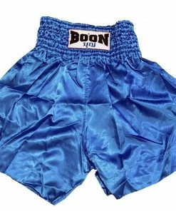 Boon Sport "PLAIN RETRO" Muay Thai Shorts - Light Blue