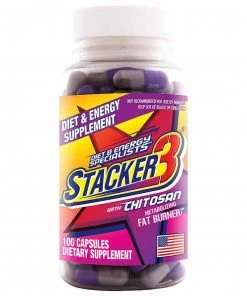 Stacker3 Stacker 3 Metabolizing Fat Burner With Chitosan - 100-Count Capsules