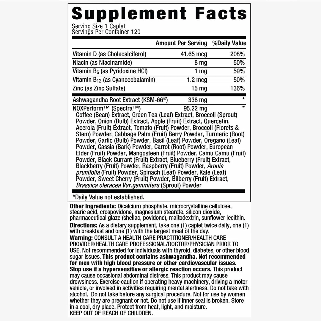 Ageless Male Max Total Testosterone Booster For Men And Nitric Oxide Booster - Improve Workouts, Reduce Fat Faster Than Exercise Alone, Support Sleep, Drive & Energy, 60ct - 1 Month Supply