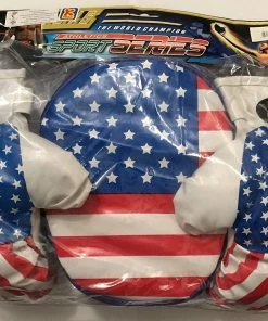 Club Of Boxers Accessories The "World Champion" Athletics Sport Series Toy Punching Pad And Gloves Set