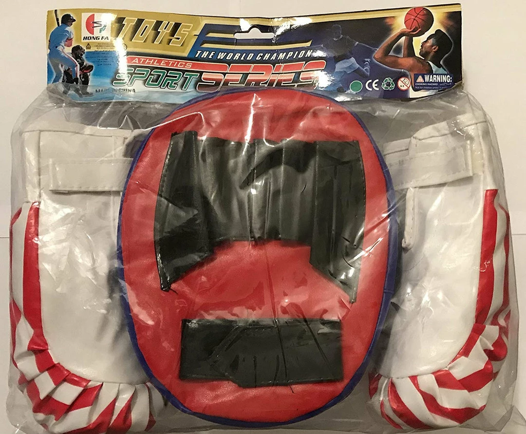 Club Of Boxers Accessories The "World Champion" Athletics Sport Series Toy Punching Pad And Gloves Set