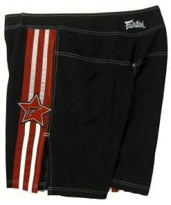 Fairtex MMA Boardshorts - AB8 - Black & Red
