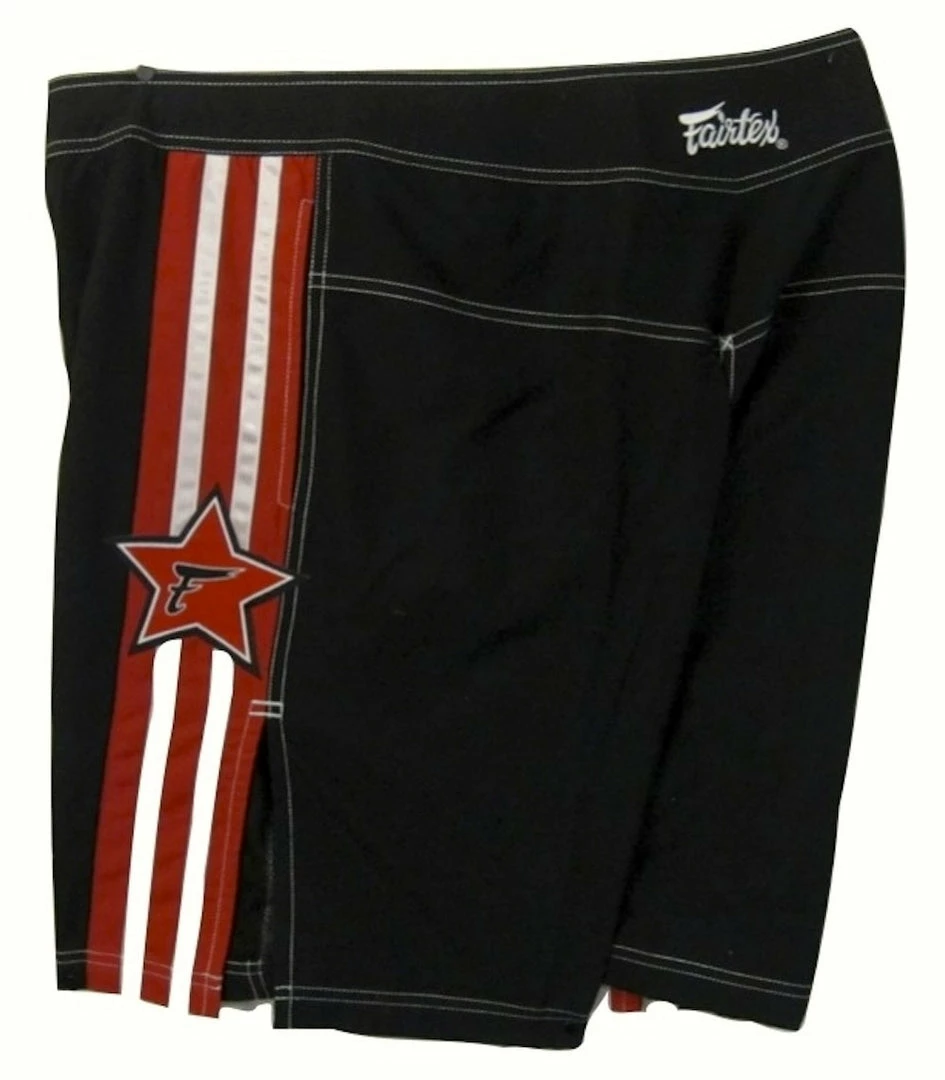 Fairtex MMA Boardshorts - AB8 - Black & Red