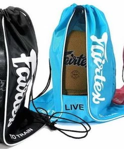 Fairtex Drawstring Sach Bag - BAG6 - Mesh Lining - Perfect For Carrying Gloves