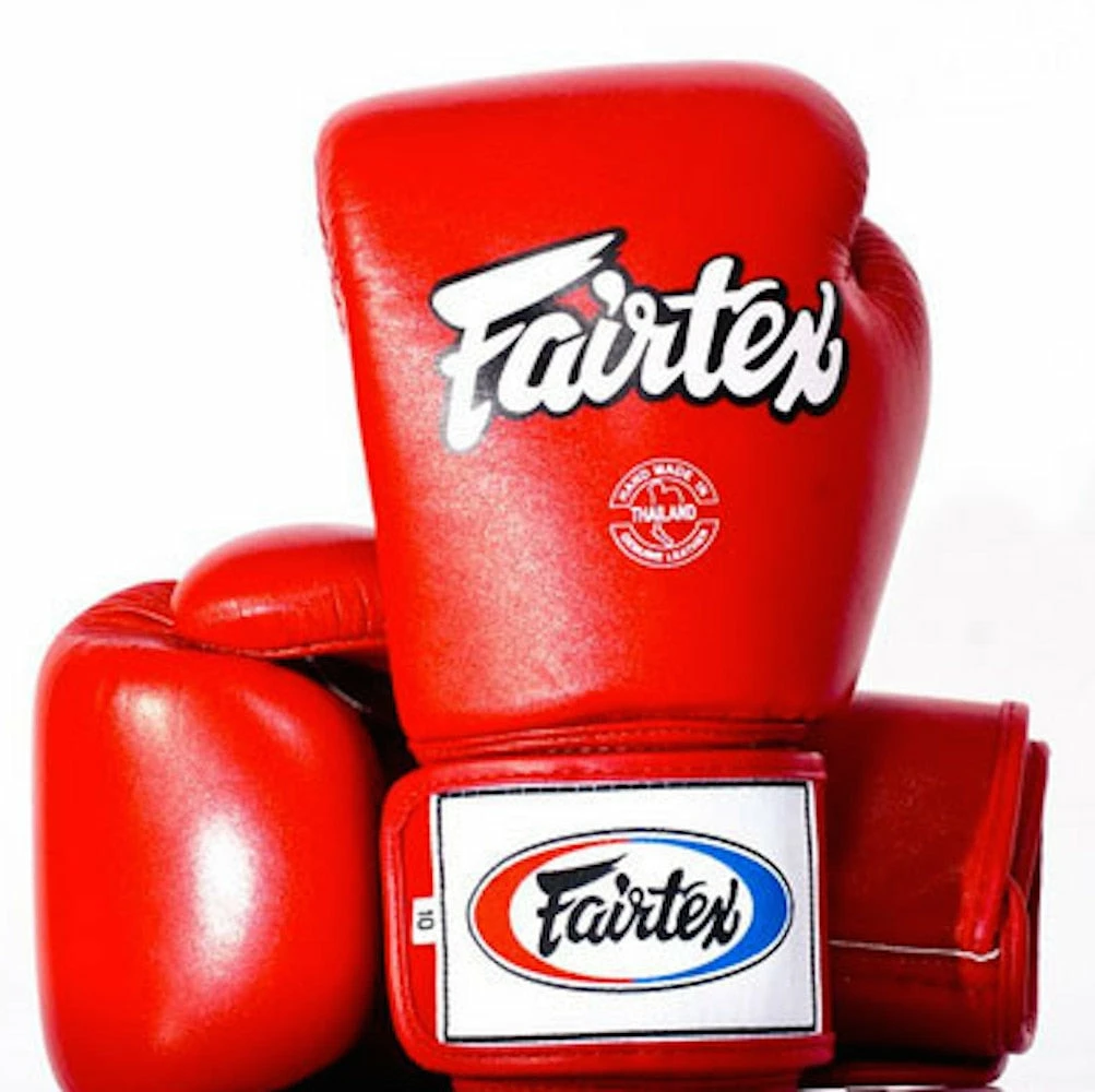 Fairtex Muay Thai Style Training Boxing Gloves - BGV1 - Made In Thailand W/ Genuine Top Grain Leather.