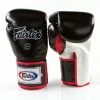 Fairtex Super Sparring Gloves - BGV5 - Black/White/Red 3-TONE COLOR