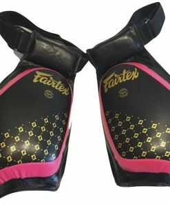 Pads & Mitts Fairtex Compact Thigh Pads - TP4 - Black & Pink - Lightweight Compact & Durable.