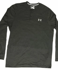 Apparel Men's Under Armour Infrared Long Sleeve Heartbeat 1/4 ZIP-1248111-GREY