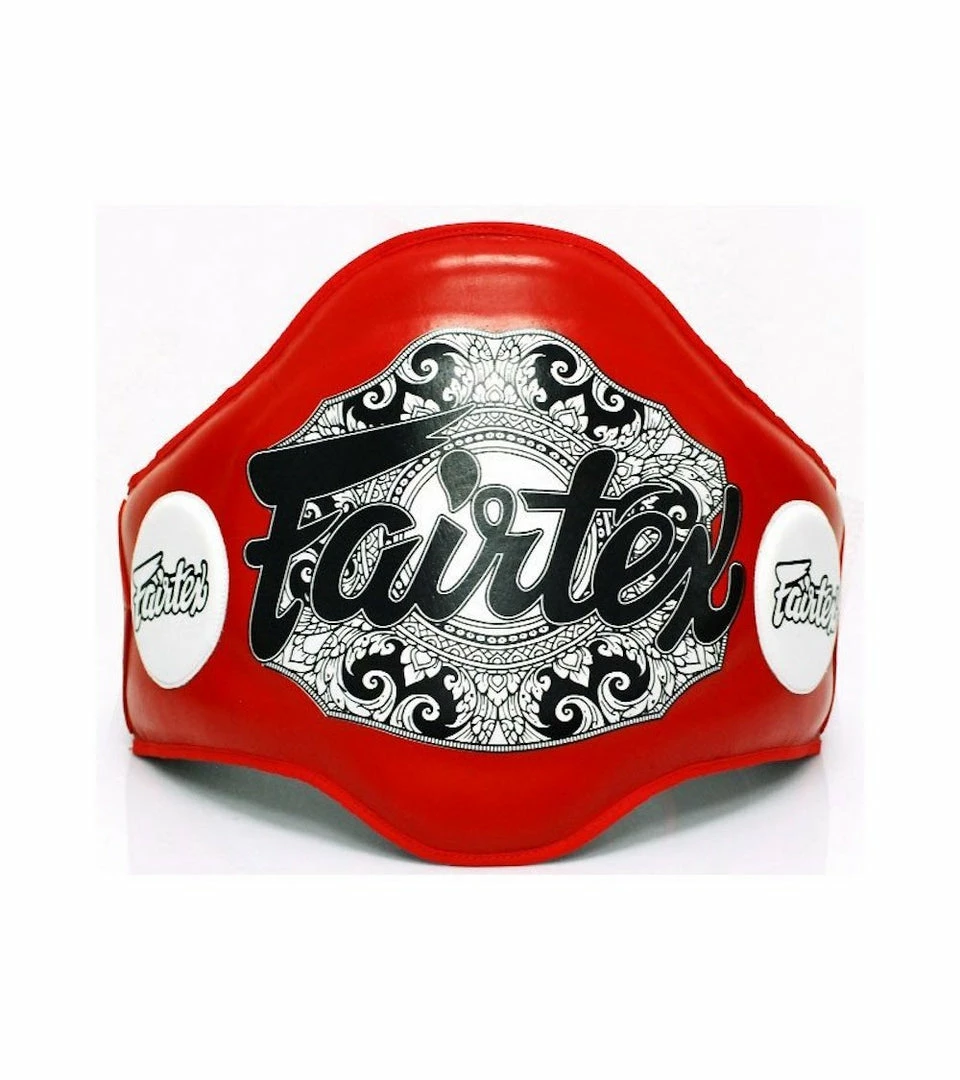 Fairtex Lightweight Belly Pad - BPV2 - Extra Strong Top Grain Cowhide Leather