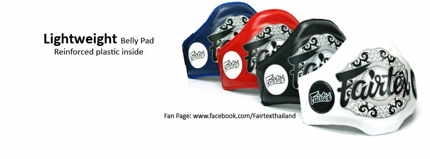 Fairtex Lightweight Belly Pad - BPV2 - Extra Strong Top Grain Cowhide Leather