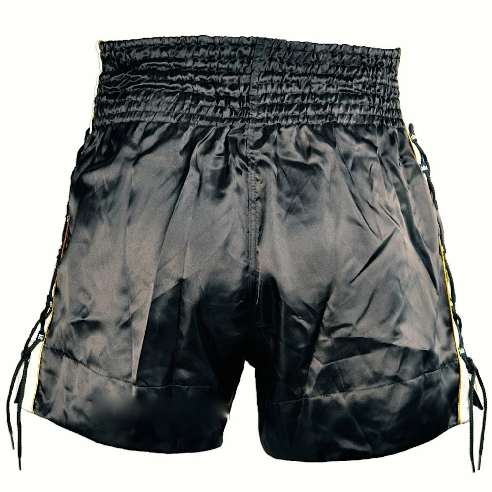 Fairtex "BLACK LACE" Muay Thai Kickboxing Shorts - BS0601 - BLACK
