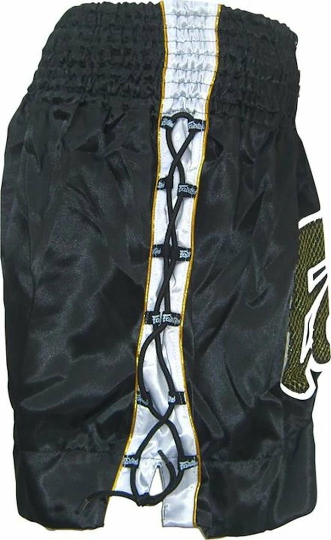 Fairtex "BLACK LACE" Muay Thai Kickboxing Shorts - BS0601 - BLACK
