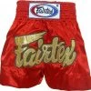 Muay Thai Shorts Fairtex "RED LACE" Muay Thai Kickboxing Shorts - BS0602