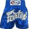 Fairtex "BLUE LACE" Muay Thai Kickboxing Shorts - BS0603- BLUE Muay Thai Shorts
