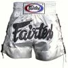 Fairtex "WHITE LACE" Muay Thai Kickboxing Shorts - BS0604