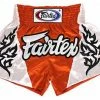 Fairtex "TROPICAL ORANGE" Muay Thai Kickboxing Shorts - BS0649