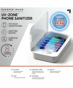 UV Zone UV-Zone Phone Sanitizer By Sharper Image Accessories