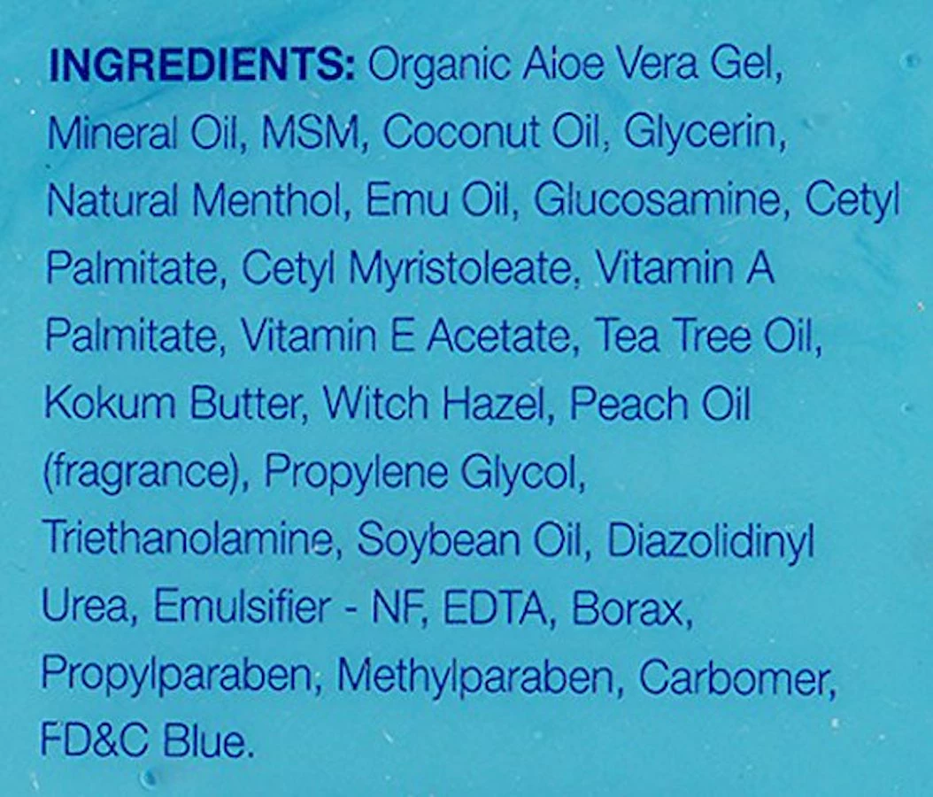 Accessories Blue Stop Max Massage Gel 16oz (473mL) - Pain Relief Gel For Muscle & Joint Pain (Pack Of 2)