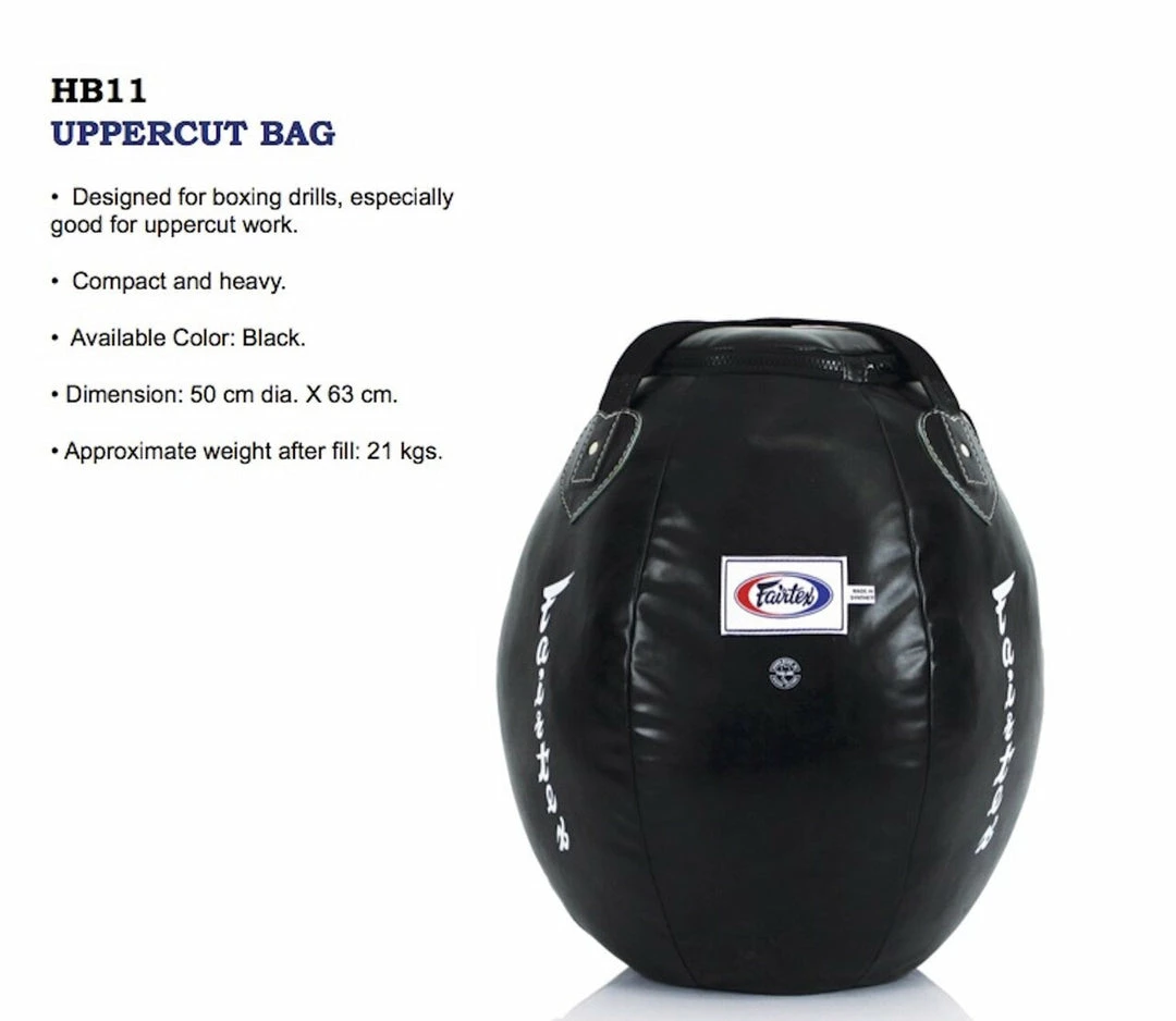 Fairtex Wrecking Ball Bag - HB11 - UNFILLED - Non-tear Nylon Lining Punching Bags