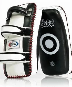 Fairtex "EXTRA THICK" Muay Thai Kickboxing Curved Pads - KPLC3 - Sold As Pair Pads & Mitts