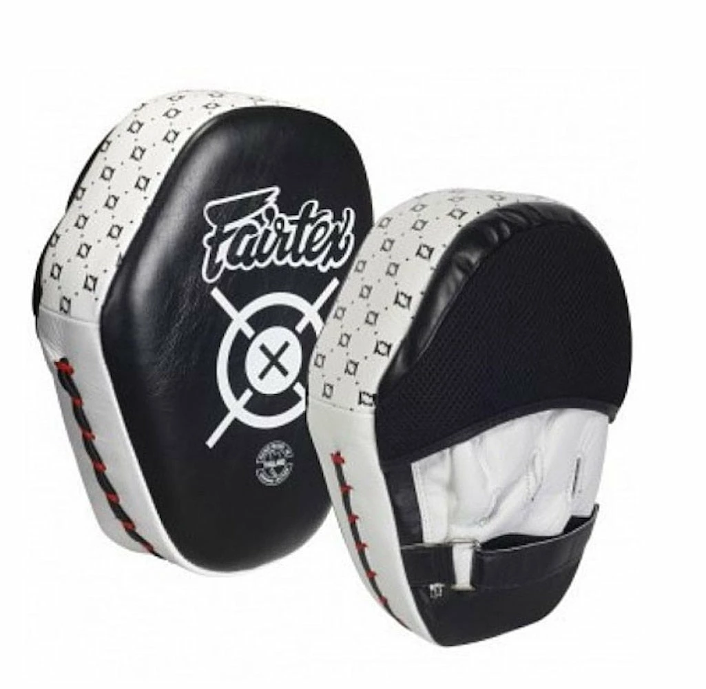 Fairtex "AERO" Focus Mitts - Black & White - FMV11 Pads & Mitts