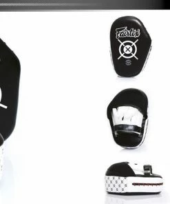 Fairtex "AERO" Focus Mitts - Black & White - FMV11 Pads & Mitts