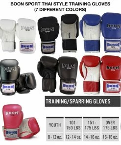 Boon Sport Thai Style Training Gloves - BGV - Various Colors