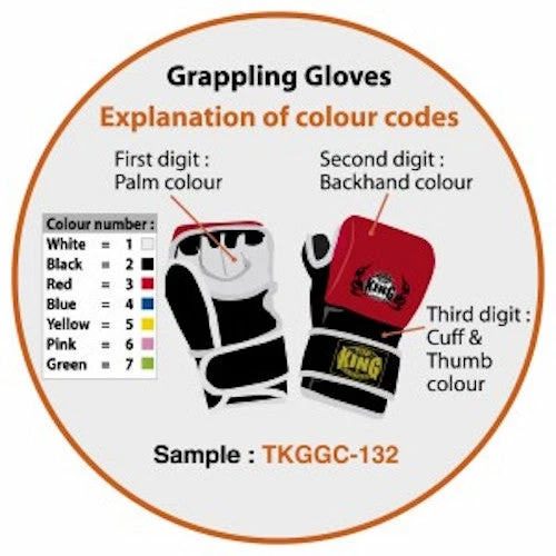 Top King "COMBAT" MMA Grappling Gloves - TKGGC