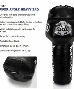 Fairtex Super Angle Heavy Bag - Non-Tear Nylon Lining - HB13 - Unfilled Punching Bags