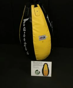 Fairtex Super Tear Drop Heavy Bag - HB15 (Unfilled) -Great For Working Angles Punching Bags