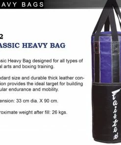 Punching Bags Fairtex Classic Heavy Bag - HB2 (UnFilled) - Martial Arts And Boxing Training
