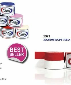 Fairtex Elastic Cotton Handwraps - HW2 - 4.5 Meters Long/180 Inches Long Accessories