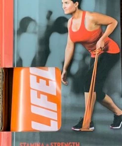 Lifeline Flat Band-LEVEL 2 Light - Rubber Resistance Tool For Stamina + Strength -Orange Color Accessories