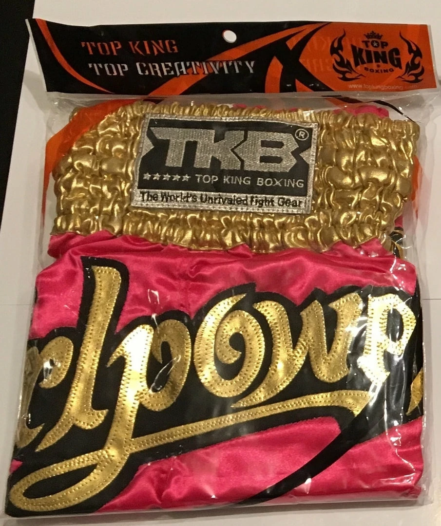 Muay Thai Shorts Top King "GIRLPOWER" K-1 Boxing Trunks - TKKBT-020
