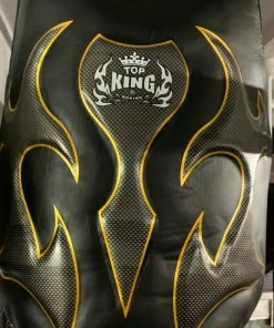 Top King "EMPOWER CREATIVITY" Body Protection Vest - TKBDEM-01 - Black, Silver, & Gold Trim