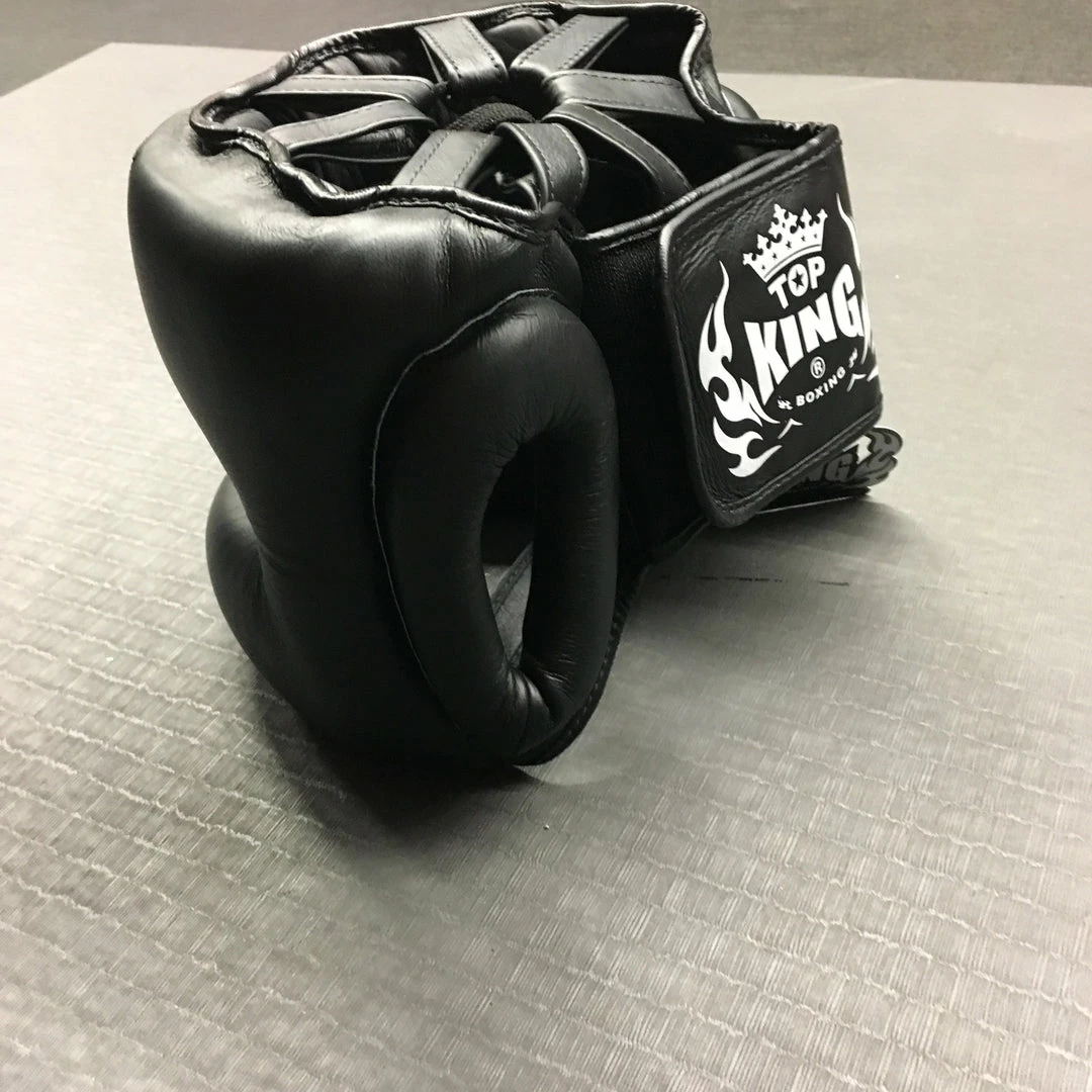 Protection Top King "Pro" Training Open Chin Headguard - TKHGPT (OC)