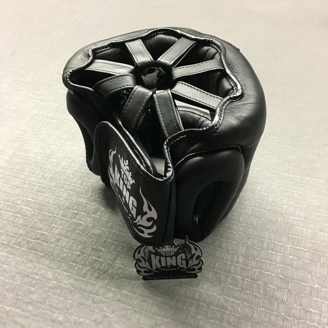 Protection Top King "Pro" Training Open Chin Headguard - TKHGPT (OC)