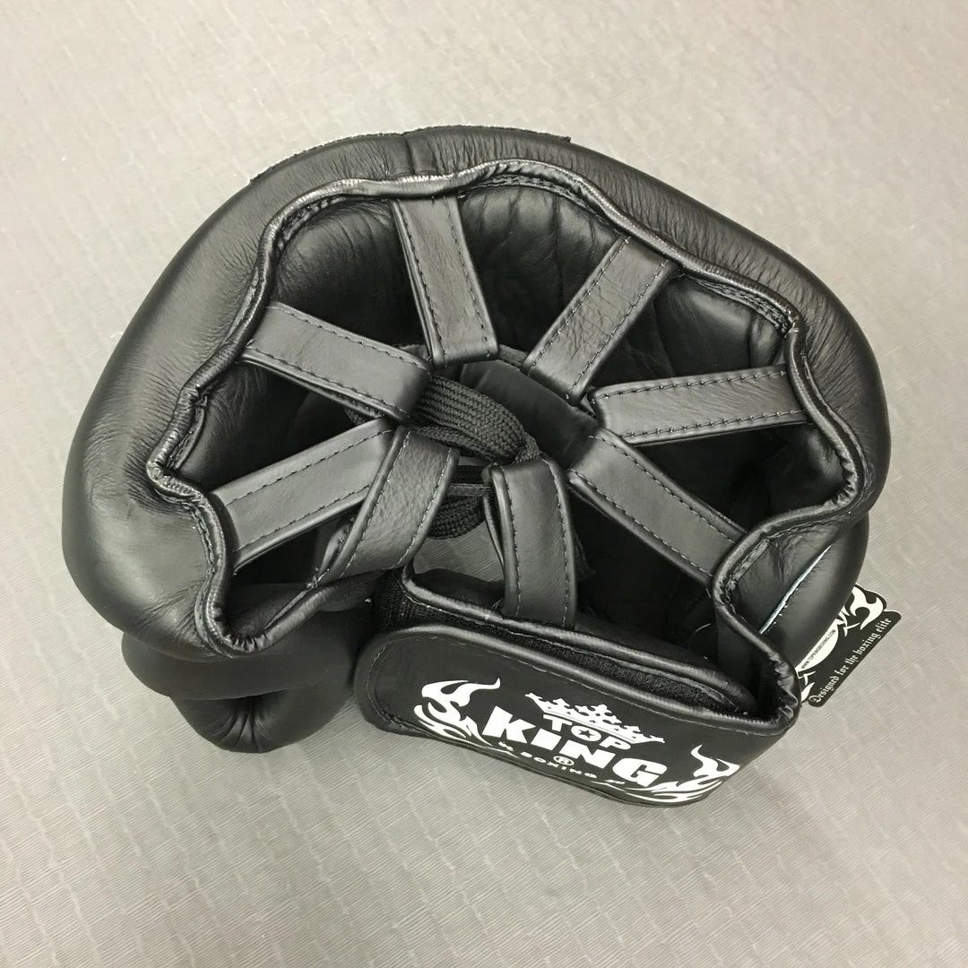 Protection Top King "Pro" Training Open Chin Headguard - TKHGPT (OC)