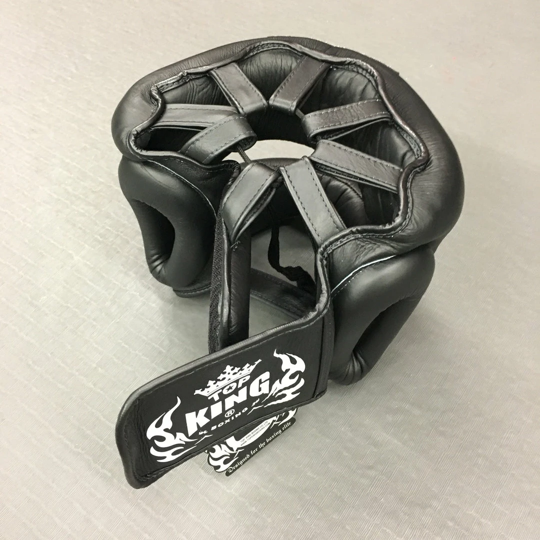 Protection Top King "Pro" Training Open Chin Headguard - TKHGPT (OC)