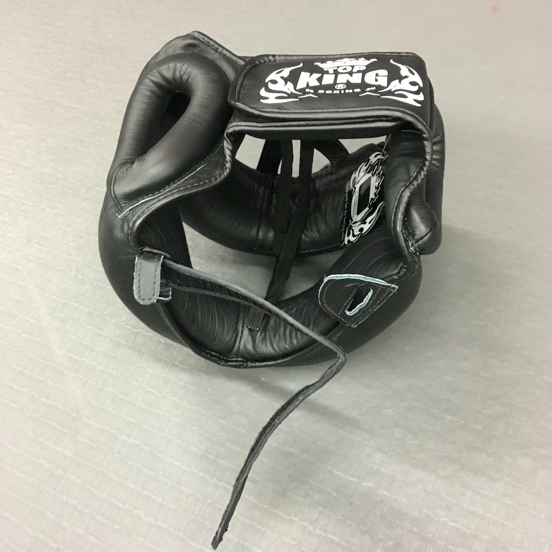 Protection Top King "Pro" Training Open Chin Headguard - TKHGPT (OC)