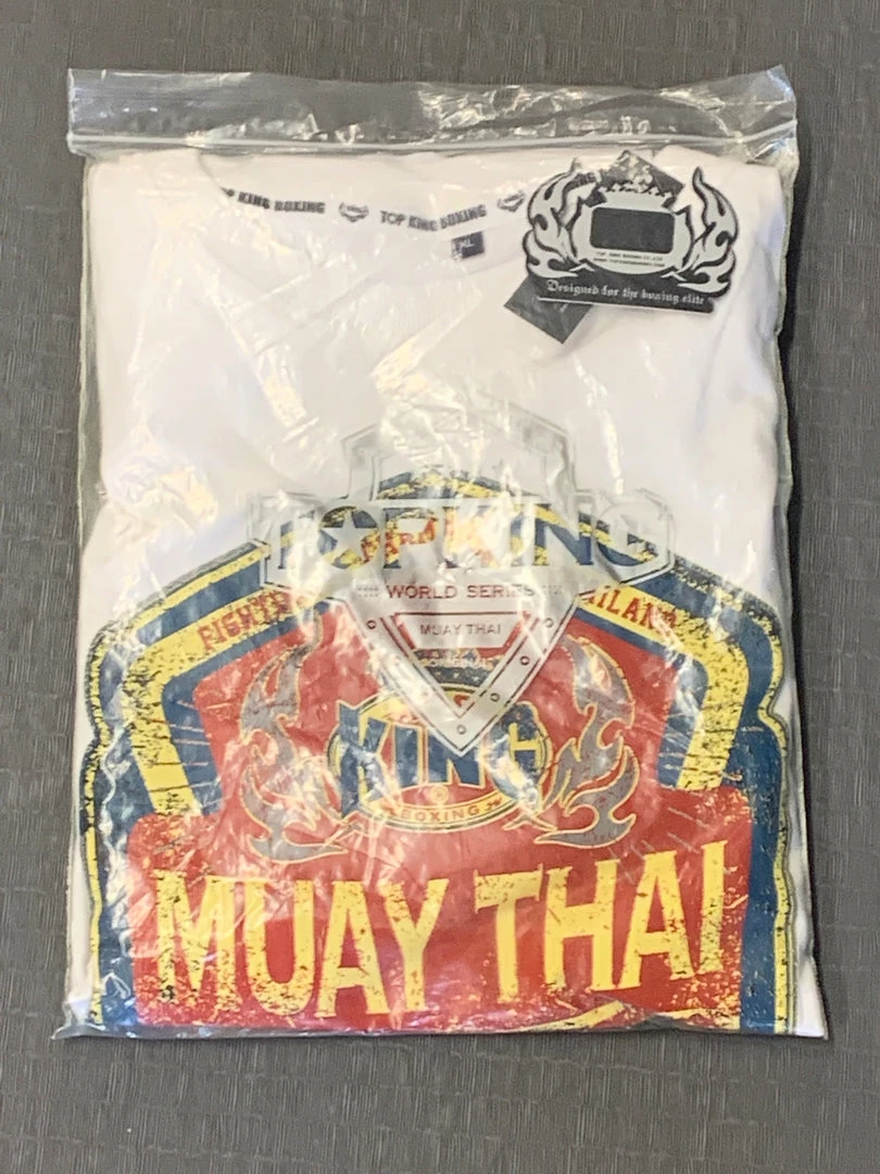 Top King "MUAY THAI" Short Sleeve T-Shirt - Micro Brushing - Velvety Soft Apparel