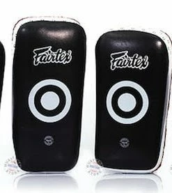 Pads & Mitts Fairtex "EXTRA LONG" Muay Thai Kickboxing Curved Pads - KPLC4 - Sold As Pair