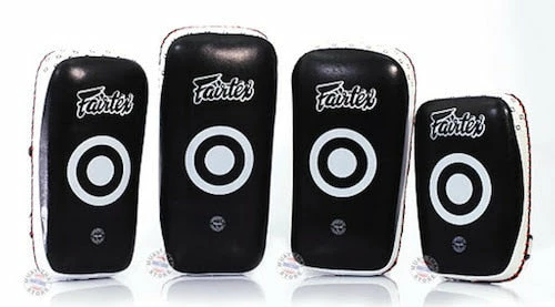 Pads & Mitts Fairtex "EXTRA LONG" Muay Thai Kickboxing Curved Pads - KPLC4 - Sold As Pair