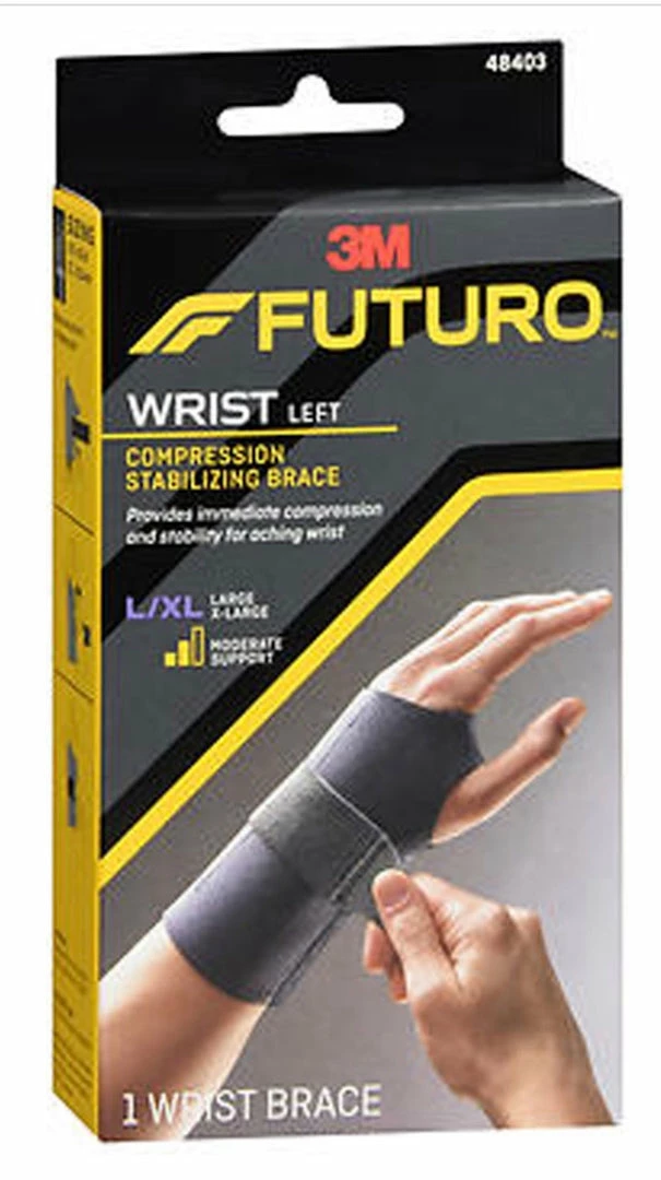 FUTURO Wrist Hand Compression Stabilizing Brace - 1 Wrist Brace - Immediate Compression And Stability Accessories