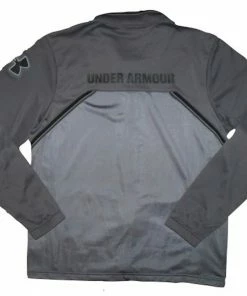 Apparel Men's Under Armour Infrared Long Sleeve Heartbeat 1/4 ZIP-1248111-GREY