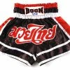 Boon Sport "RED WHITE BLACK" Muay Thai Shorts