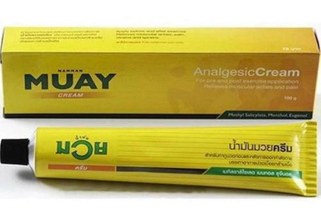 Mouth Guards/Thai Accessories Namman Muay Thai Boxing Analgesic Massage Cream Pain Relief - 100 GRAMS