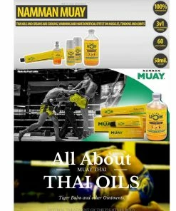 Namman Muay Thai Boxing Liniment Oil - 450cc/ml (LARGEST BOTTLE)